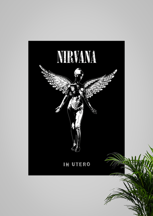 Nirvana  | A4 Size | Music Poster