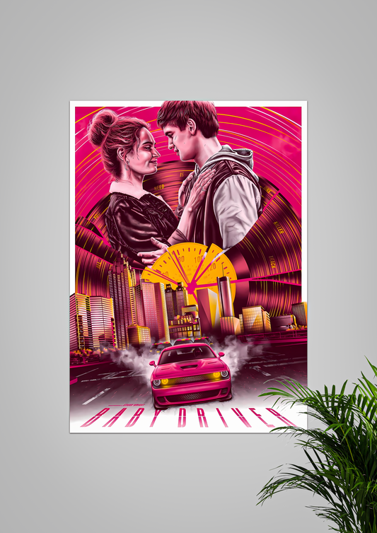 Dark Love | Baby Driver | Movie Poster