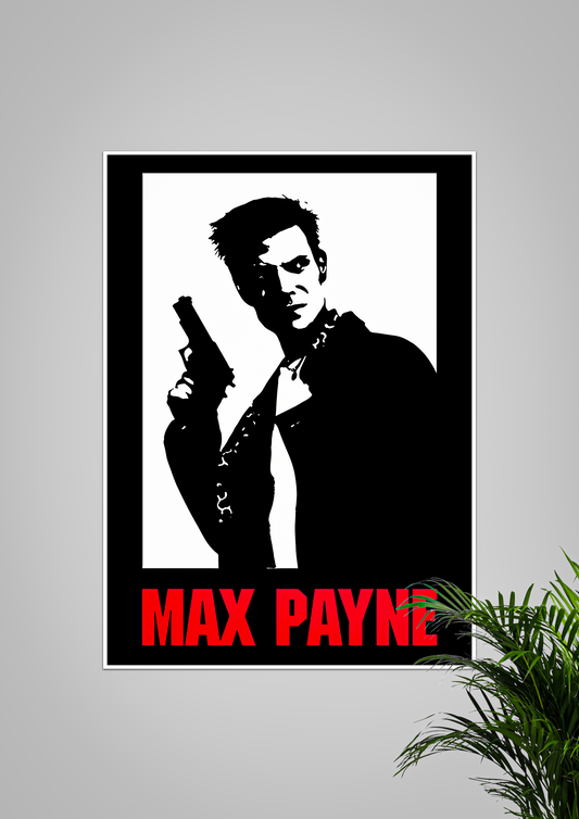 Max Payne | Game Poster | A4 Size
