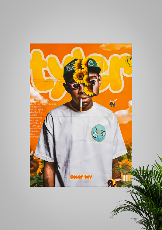 Flower Boy | A4 Size | Music Poster