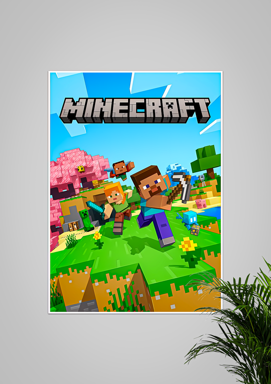 Minecraft | Game Poster | A4 Size