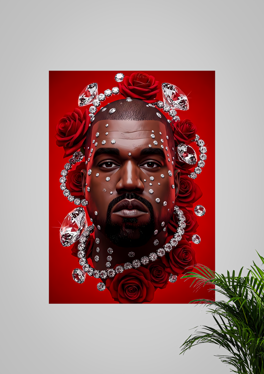 Kane West | A4 Size | Music Poster