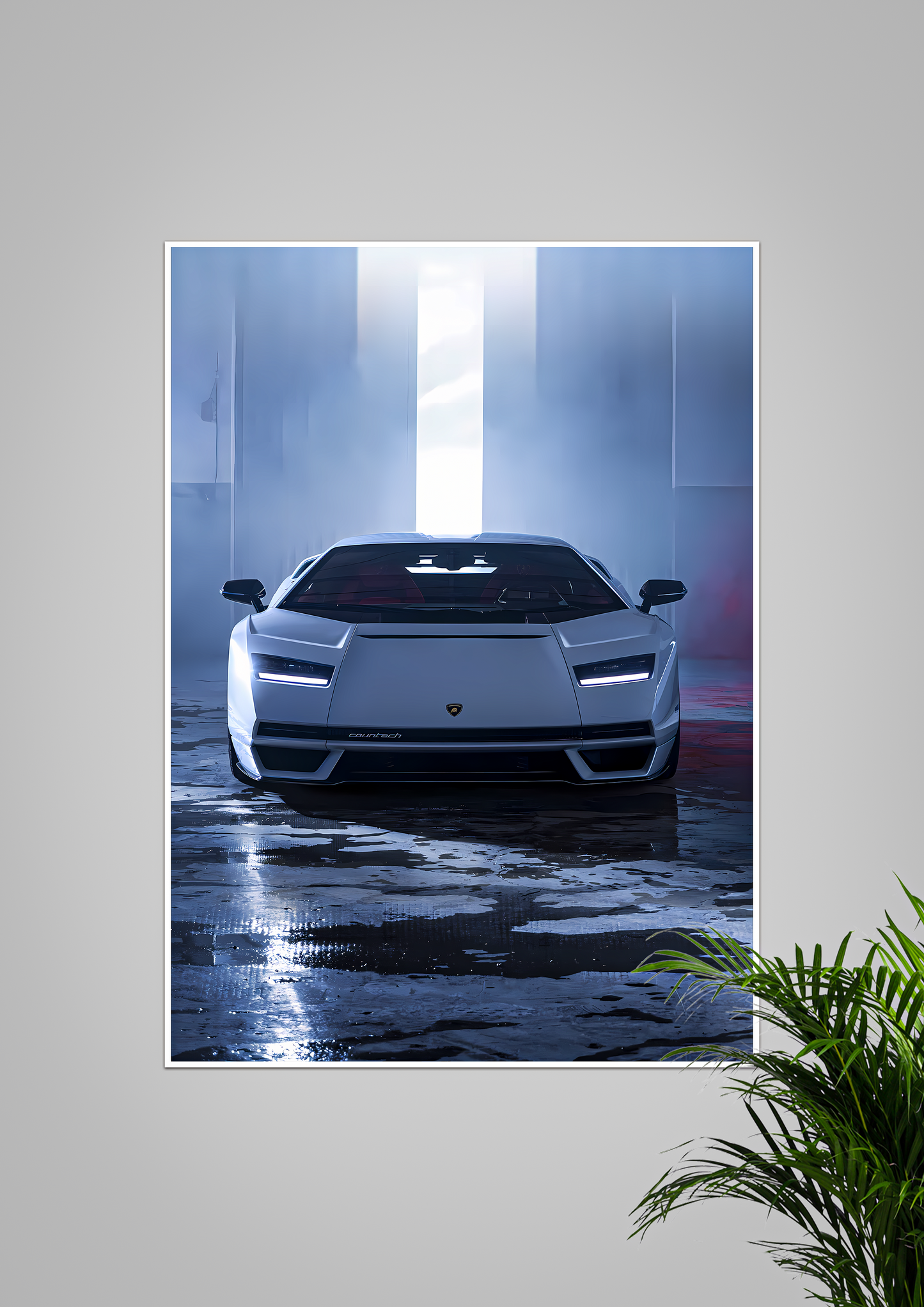 Lamborghini Countach |A4 SIZE | CAR POSTER