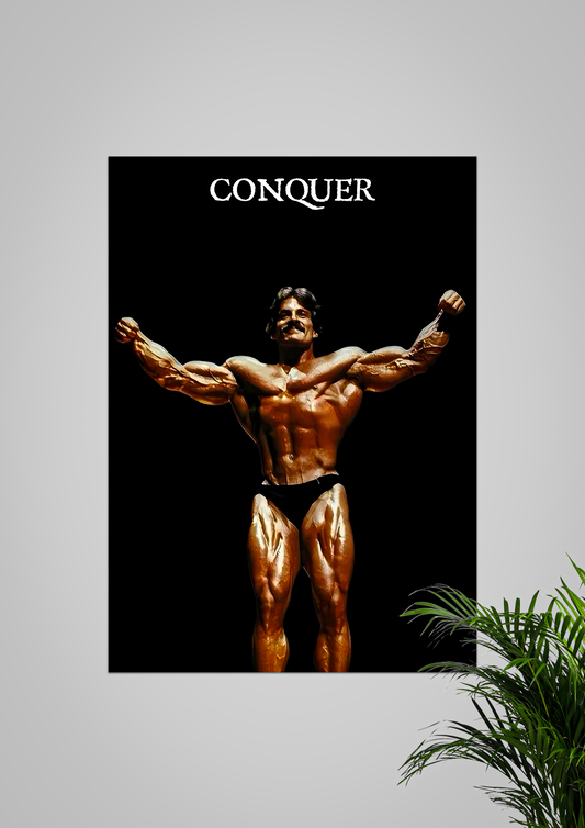CONQUER |A4 Size | Motivation Poster